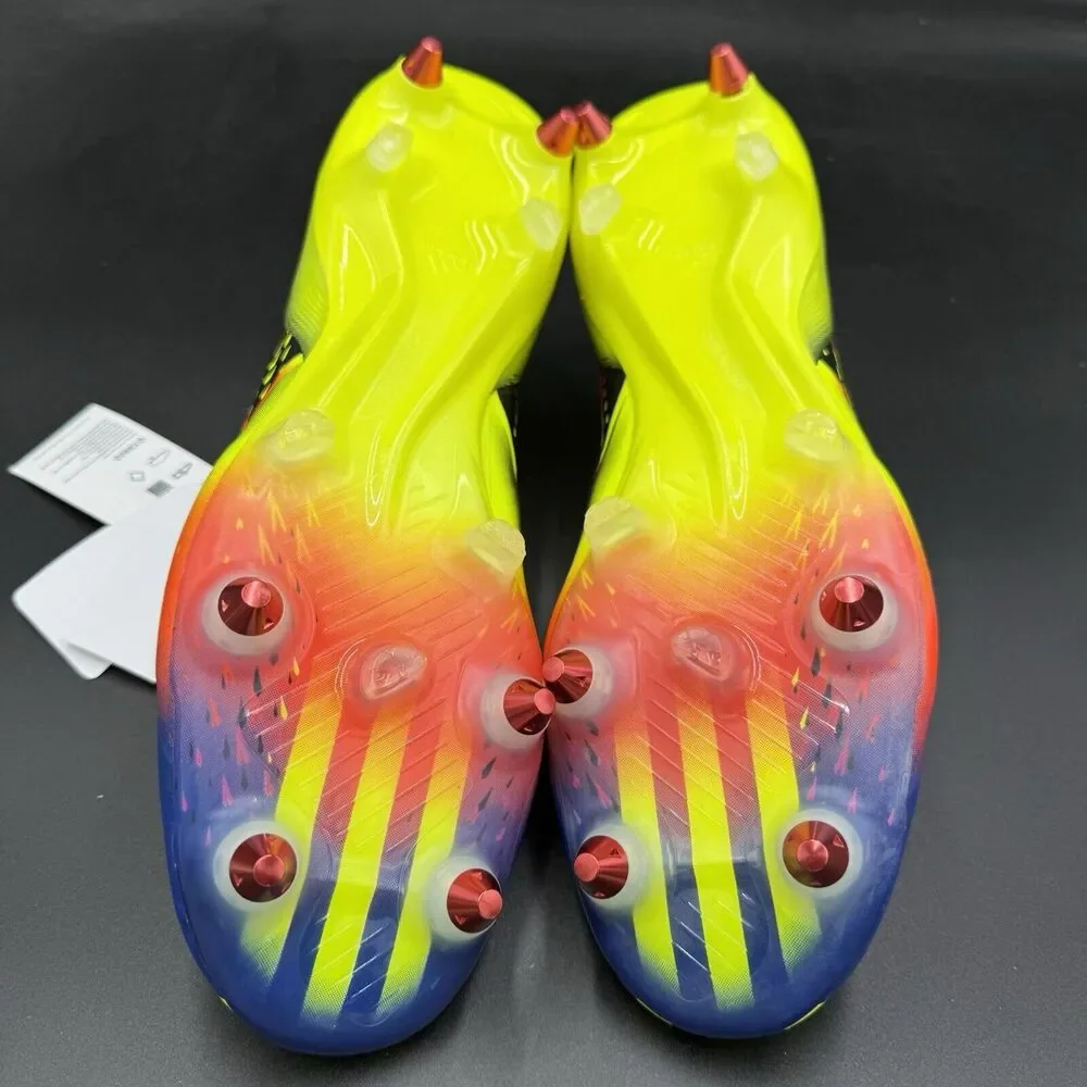 Adidas Copa Sense.1 SG Black Blue Multi Soccer Cleats GY8933 Men's Size 10.5